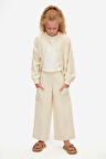 Nk Kids Papyrus 3'lü Kız Çocuk Ceketli Keten Takım_mnvs38320