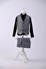 Doctor Junior Erkek Çocuk Slim Fit Takım Elbise Yelekli
