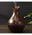 Mobgift Ahşap Görünümlü Hava Nemlendirici Ledli Buhurdanlık Difüzörü