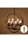 10 ADET 4w E14 2700k Amber Rustik Buji Led Ampul Ct-4280