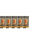 CT-4350 4W ST-64 RUSTİK AMPUL -5 Lİ PAKET