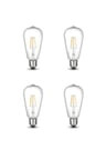 Ct 4353 - E27- 8w- 950lm- St64 Rustik Led Ampul- 3000k Gün Işığı