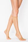 Kadın  Açık Ten Burunsuz Fit 15 12li Pantolon Çorabı