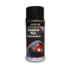Motip Transparan Sprey Boya SİYAH 400 ml - Stop Boyası