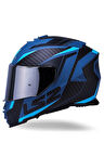 Storm 2 Racer Mat Mavi Kask