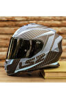 Storm 2 Racer Mat Mavi Kask