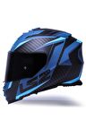 LS2 STORM 2 RACER MAT MAVİ KASK