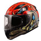 LS2 RAPID 2 SPOX KIRMIZI-GRİ KASK