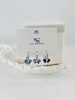 Zirkon Taşlı Üçlü Kombin Küpe - Kp00409