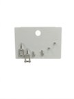 Rodyum Zirkon Taşlı Pirinç Altılı Kombin Küpe - Kp00648