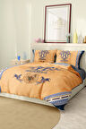 Marka Nevresim Takımı Çift Kişilik Pamuklu Saten Kumaş 6 Parça 3D Dijital Baskı Duvet Cover Set