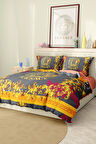 Marka Nevresim Takımı Çift Kişilik Pamuklu Saten Kumaş 6 Parça 3D Dijital Baskı Duvet Cover Set