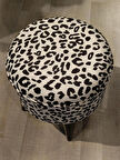 MERCAN MOBİLYA Leopar Desenli Puf Bench 43 cm