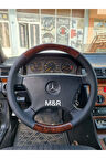 Mercedes E200 Kristal Maun Nokta  Kaplama Deri Direksiyon Kılıfı