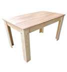 Ahşap Anaokulu Kreş Çocuk Çalışma Masası