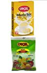 Orçel Muzlu Süt 200gr. + Kivi Aromalı İçecek Tozu 300gr. Oralet Çay