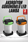 Kamp Feneri Lambası Solar Güneş Enerji Portatif Işıldak Şarjlı