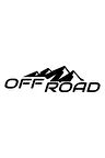 Miyrem Karlı Tepe Dağ Off Road Oto Sticker 20 x 5 Cm