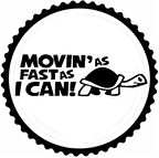 Miyrem Olabildiğince Hızlı Tasarım Sticker 40 x 40 cm