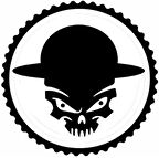 Miyrem Desenli Kuru Kafa Tasarım Sticker 20 x 20 cm