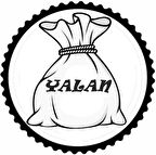 Miyrem Bir Çuval Dolusu Yalan Tasarım Sticker 50 x 50 cm