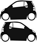 Miyrem Otomobil Tasarım Model 2 Sticker 10 x 3 cm 2 Adet