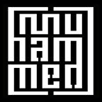 Miyrem Kufi Hat İle Türkçe Muhammed (A.s.) Sticker 20 x 20 cm