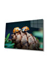  Miyrem Glasses Collection -A1^#  Uğur Böceği ve Yaprak Cam TabloCam Tablo