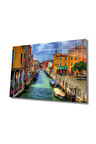  Miyrem Glasses Collection -A1^#  Venedik Şehir Manzaralı Cam Tablo, Cam Tablo