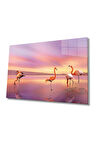  Miyrem Glasses Collection -A1^#  Flamingo Hayvan Cam Tablo