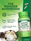 Nature's Truth, Lion's Mane(Aslan yelesi mantarı) Mushroom Plus BioPerine®, 2100 mg, 50 Capsules