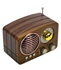 M-161BT Bluetooth Radyo Müzik Kutusu MP3 14 Cm Dekoratif Ve Nostaljik Radyo