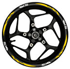 CB125R Beyaz yazılı  neon(fıstık yeşili) pençe şeritli