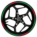 CBF kırmızı yazılı  beyaz pençe şeritli