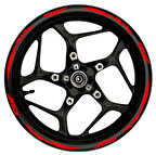 DİO kırmızı yazılı  yeşil reflektif pençe şeritli