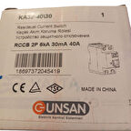 Günsan  Kaçak Akım Koruma Anahtarı AC Tip 6 kA 1P+N 30 mA 40A