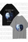 nevermind he keeps me safe / she keeps me wild unisex çift tişörtü 2'li