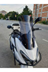 MOTOCAM Küba Newlight PRO Siperlik Ön Cam 2023-2025 Model 58cm açık füme Renkli 4mm ORİJİNAL BOYLU