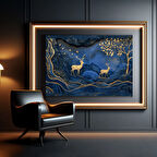 Night Landscape Kanvas Tablo