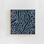 Soyut Resim Duvar Sanatı: Kare, İskandinav