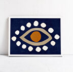 İskandinav Boho Sanatı: Soyut göz, Eklektik Sanat Duvar Sanatı, Sanat