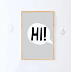 Merhaba Poster, Çocuklar, Merhaba Çocuk Odası Duvar Dekoru Duvar Sanatı