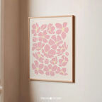 Pembe Kiraz Çiçekleri Duvar Sanatı, Kız Çocuk Odası Çiçekli Duvar Sanatı