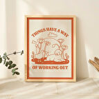 Sağlıklı Köpek ve Kaz Evi Baskısı, Retro Pozitiflik Posteri, Pozitif Posterler