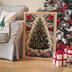 İskandinav Noel Ağacı: Halk Sanatı Tatil Dekoru ( & )