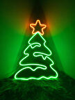 Neon Led Tabela Yılbaşı Noel Ağacı Modeli Duvar Dekorasyon