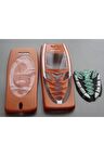 Nokia 7210 Kapak Ve Tuş Takımı Turuncu