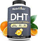 Nutrivein DHT Blocker with Biotin Hair Supplement (Saw palmetto+Resveratrol) 60 Caps