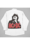 Ac Dc Müzik Grubu Baskılı Unisex Tasarım Gömlek