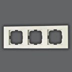 Ovivo Grano Beyaz Üçlü Çerçeve